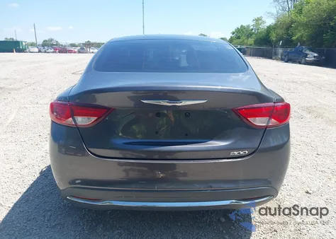 2015 Chrysler 200 Limited from USA, damaged, VIN 1C3CCCAB0FN731016